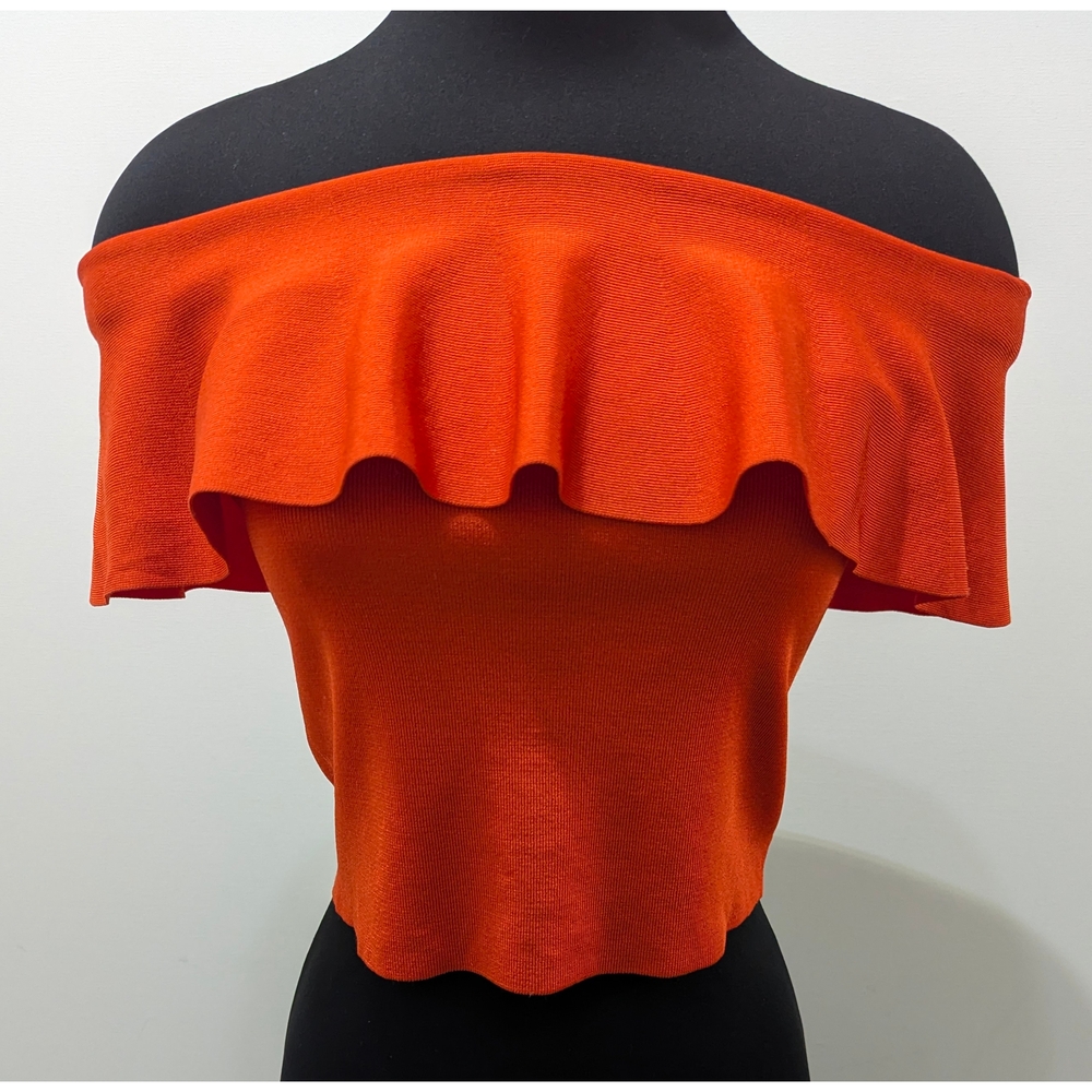 Zara Off The Shoulder Crop Top Size M